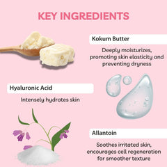 Anti-Stretch Marks Butter, 99.42% Natural Origin, 125g — Hydrates, Restores Elasticity, Soothes