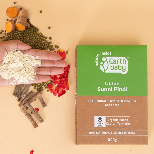 Ubtan Sunni Pindi Bath Powder, 99% Natural, 400g