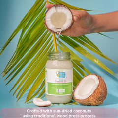 Virgin Coconut Oil, 100% Natural  (500ml, 400ml, 275ml) – Softens, Heals & Protects Naturally