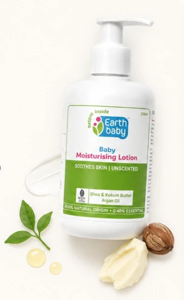 Earth Baby Moisturising Lotion with shea butter and argan oil