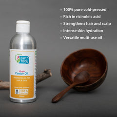 Cold Pressed Castor Oil, 100% Natural Origin, 250 ml