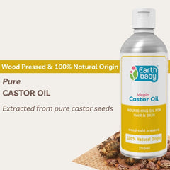 Cold Pressed Castor Oil, 100% Natural Origin, 250 ml