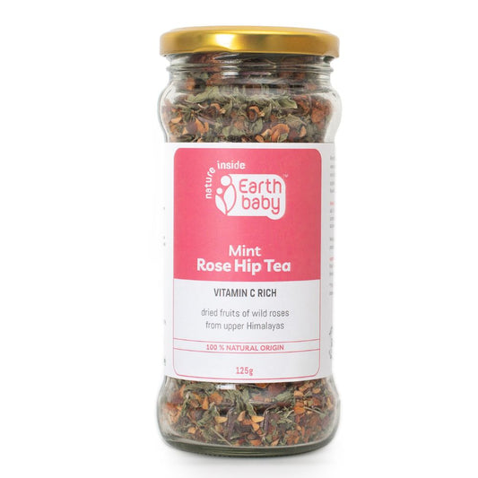 Rose Hip Tea, 100% Natural Origin, 125g for Immunity Boost, Calm Mind & Glowing Skin