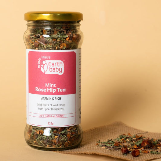 Rose Hip Tea, 100% Natural Origin, 125g for Immunity Boost, Calm Mind & Glowing Skin