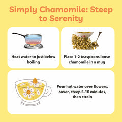 Chamomile Tea, 100% Natural Origin, 50g — Better Sleep, Calm Tummy