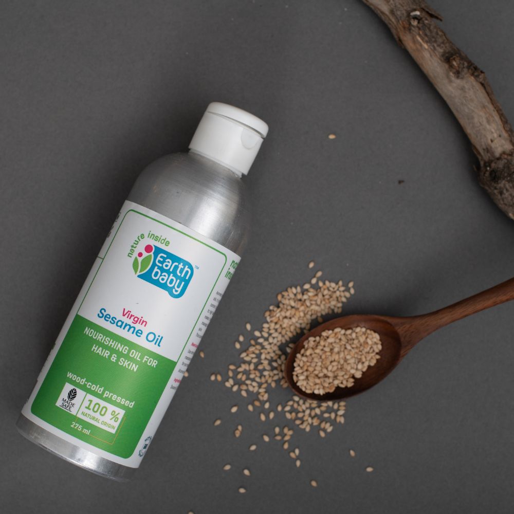 Cold Pressed Sesame Oil, 100% Natural Origin, 275 ml