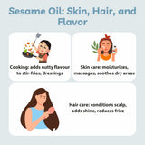 Cold Pressed Sesame Oil, 100% Natural Origin 275ml