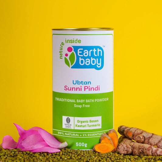Ubtan Sunni Pindi Bath Powder 99% Natural, (400g/500g) – Gentle as a Hug, Safe as Nani’s Hands