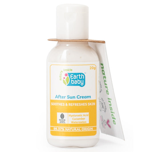 After Sun Cream, 99.37% Natural Origin, 20g – Calms sunburn, fades tan, and brings the bounce back (without the sticky mess)