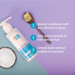 Kids Hair Conditioner, 99.61% Natural Origin, Smoothes, softens, and actually works — without the chemicals