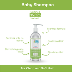 Baby Shampoo, 95.50% Natural Origin, 30ml