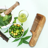 Neem Comb for Babies, soothes the scalp, detangles softly, and keeps irritation far away.