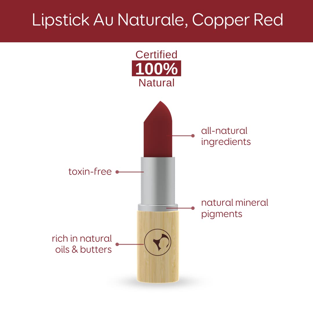 Lipstick Au Naturale, Certified 100% Natural Origin