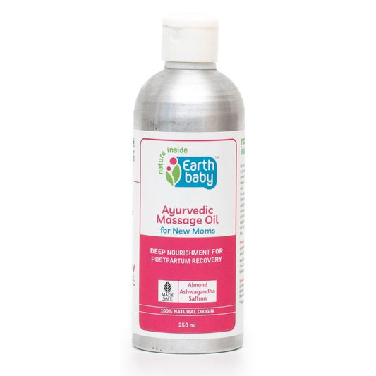 Ayurvedic Massage Oil for New Moms, 100% Natural (275ml, 125ml) – Heals, Tones & Brings Your Glow Back