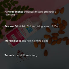 Ayurvedic Massage Oil for New Moms, 100% Natural (275ml, 125ml) – Heals, Tones & Brings Your Glow Back
