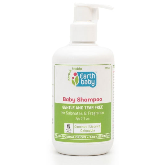 Baby Shampoo, 96.19% Natural Origin, 275ml — No More Frizz, Tears, or Dry Baby Hair