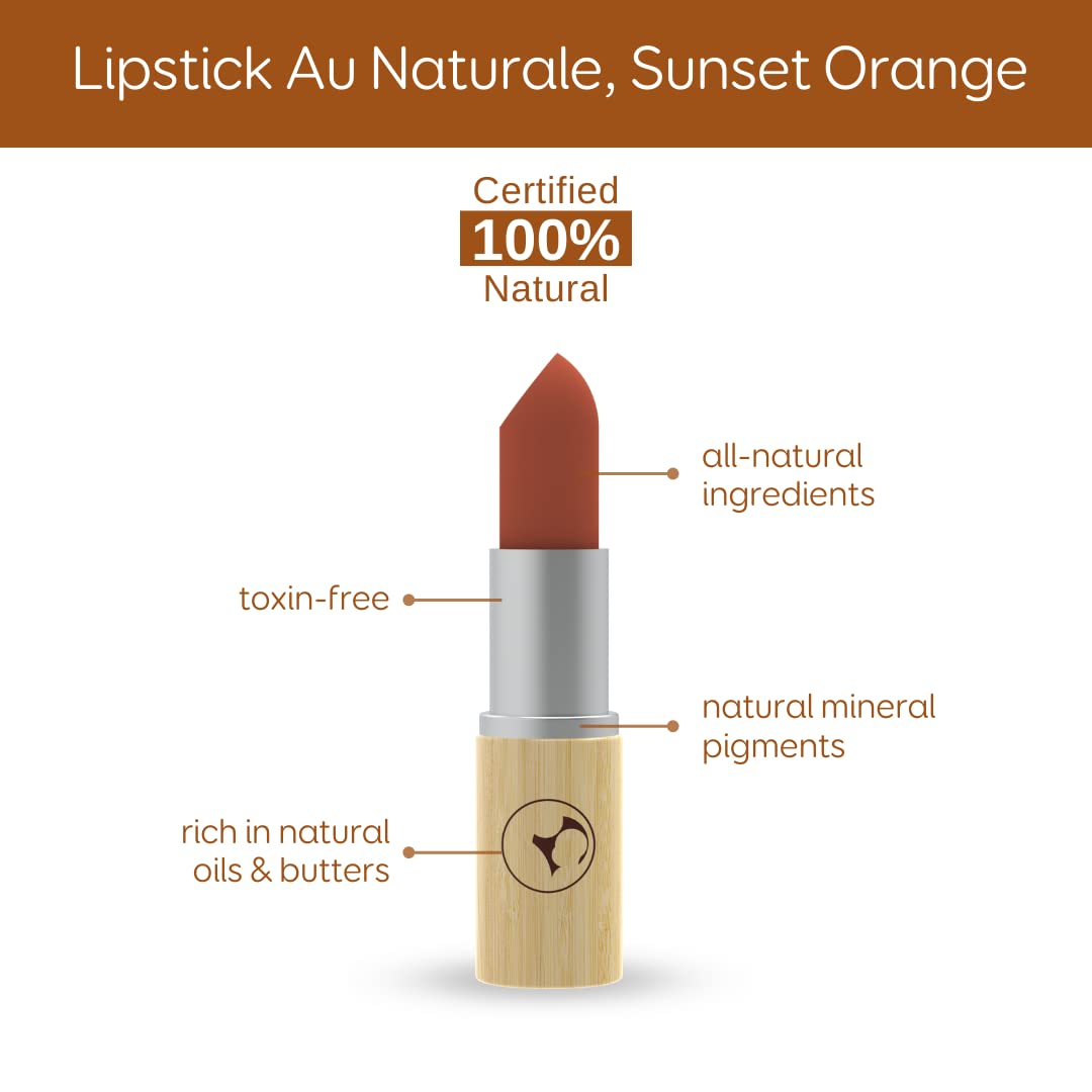 Lipstick Au Naturale, Certified 100% Natural Origin