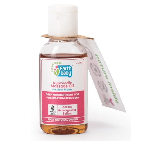 Ayurvedic Massage Oil for New Moms, 100% Natural 20ml– Heals, Tones & Brings Your Glow Back