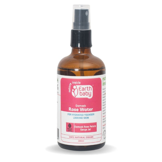 Damask Rose Water, 100% Natural, 100ml – Beats Dryness & Instantly Refreshes