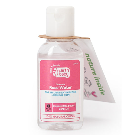 Damask Rose Water, 100% Natural, 20ml – Beats Dryness & Instantly Refreshes