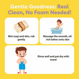 Handmade Milk & Sandal Soap, for kids 1 year and above, 90% Natural Origin