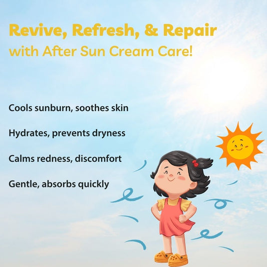 After Sun Cream, 99.37% Natural Origin, 20g – Calms sunburn, fades tan, and brings the bounce back (without the sticky mess)