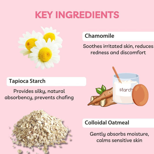 Talc‑Free Baby Powder, 99.5% Natural Origin, 40g — The Powder That Doesn’t Scratch