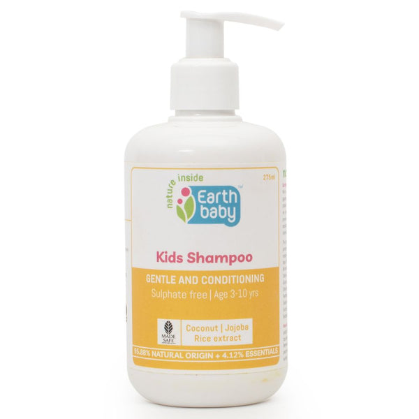 Kids Shampoo, 3 to 10 Years, 95.88% Natural Origin, 275ml