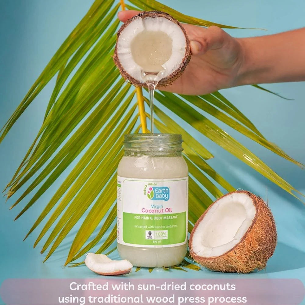 Virgin Coconut Oil, 100% Natural  (500ml, 100ml, 275ml) – Softens, Heals & Protects Naturally
