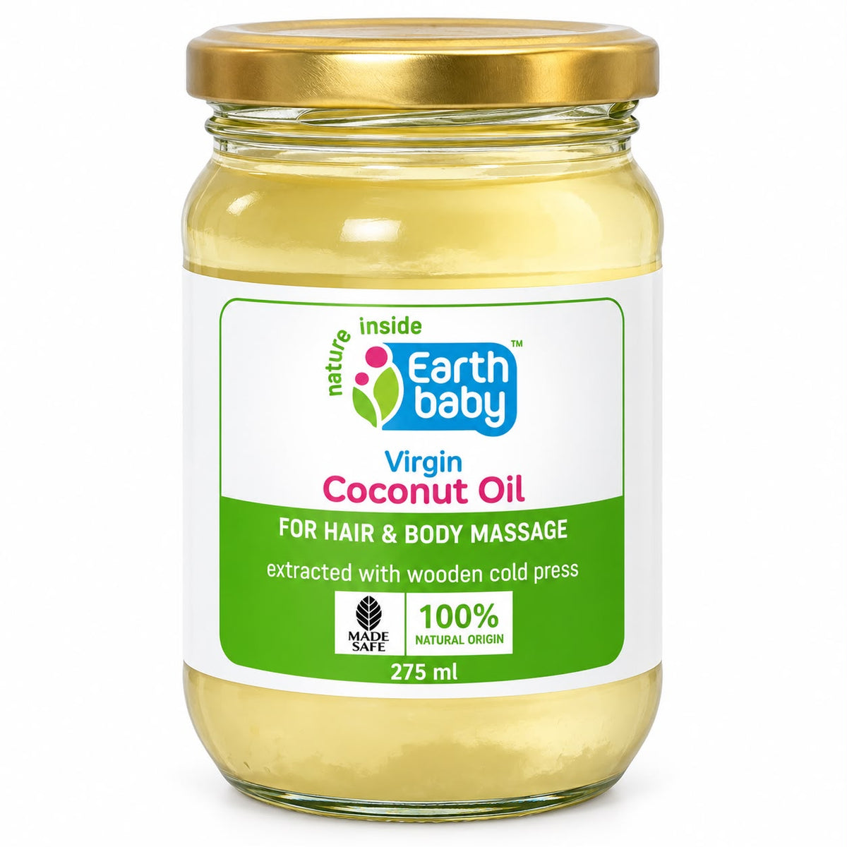 Virgin Coconut Oil, 100% Natural  (500ml, 400ml, 275ml)