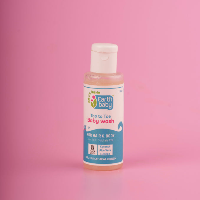 Top To Toe Baby Wash, 96.31% Natural Origin, 30ml