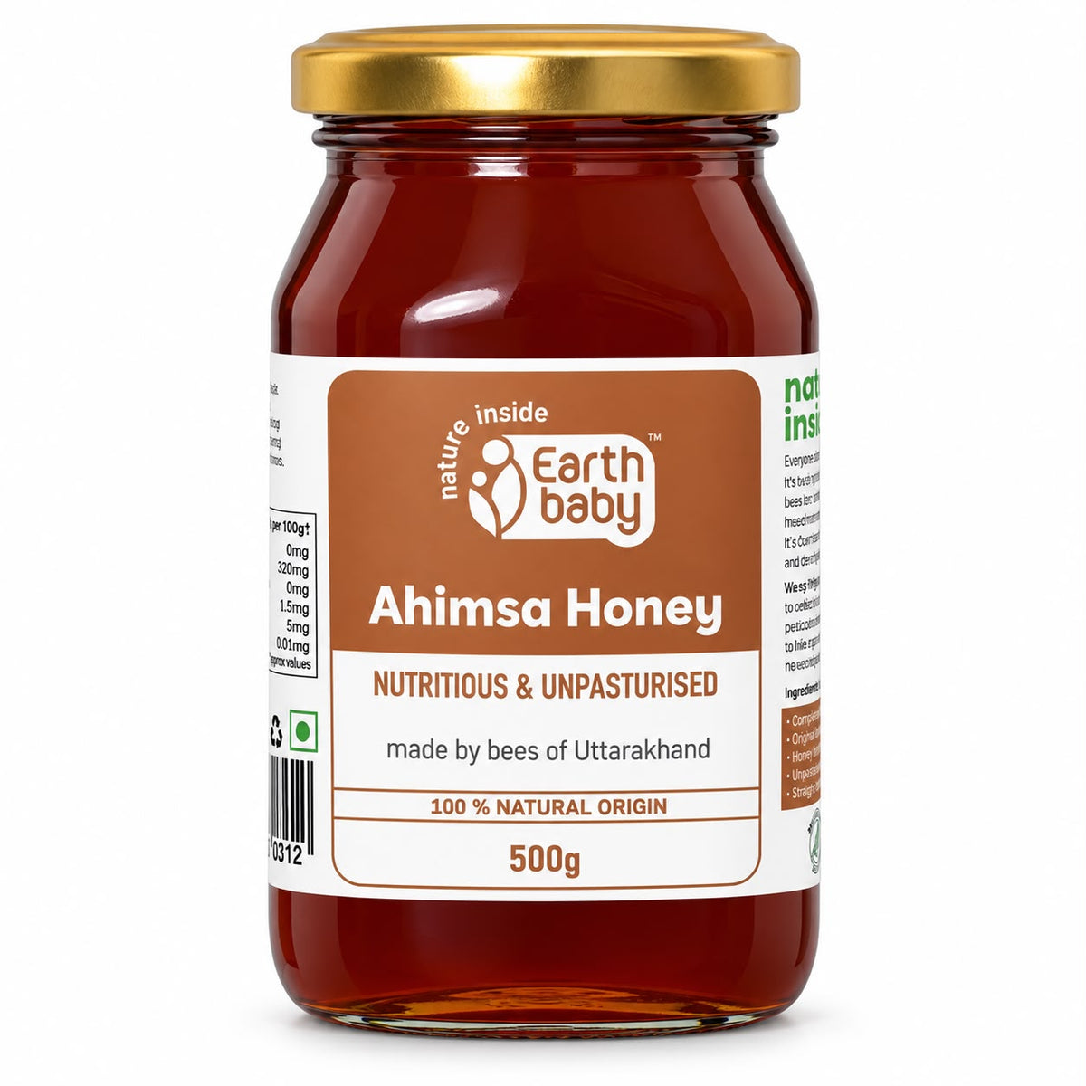 Ahimsa Honey, 100% Natural Origin, 500g