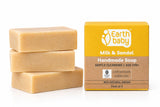 Handmade Milk & Sandal Soap, for kids 1 year and above, 90% Natural Origin