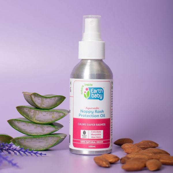 Ayurvedic Nappy Rash Protection Oil, 100% Natural Origin, 100 Ml