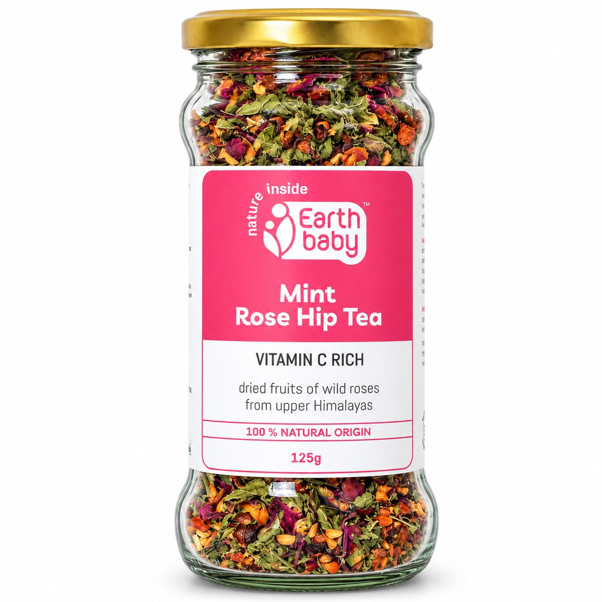 Rose Hip Tea, 100% Natural Origin, 125g