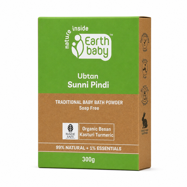 Ubtan Sunni Pindi Bath Powder, for Babies and Kids 99% Natural