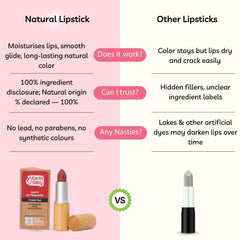 Lipstick Au Naturale, Certified 100% Natural Origin, Pretty Without the Poison