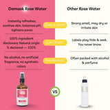 Damask Rose Water, 100% Natural, 100ml